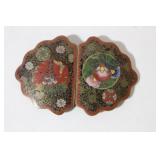 An Antique Japanese Cloisonne Belt Buckle