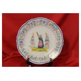 An Antique Hemriot Quimper Plate