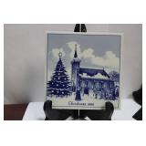 A Delft Tile - Christmas 1985