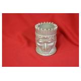 Marked Joe St.Claire Indian chief Toothpick Holder