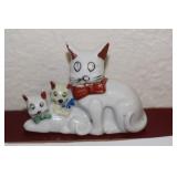 Occupied Japan Cat and Kittens