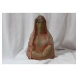 A Clay or Cement Figure of St. Mary