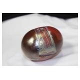 A Rare and Unusual Coleman Art Glass Egg
