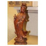 Vintage Wooden Chinese Kwan Yin