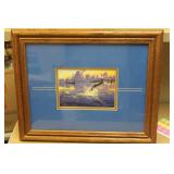 FW Thomas Silk Screen Fishing Print