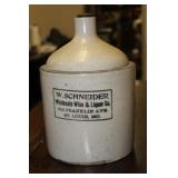 W. Schneider Stone Crock