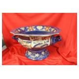 A Chinese Two Handle Ceramic Bowl