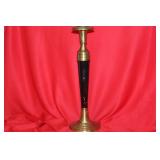 A Single Metal Candlestick