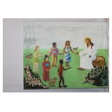 An Unsigned Joyce Van Tassel Page Oil on Canvas