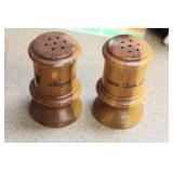 Niagara Falls Wooden Salt and Pepper Shakers