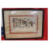 A Print/Etching/Lithograph by Harry Elliott