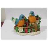 A Heritage Pottery Bird Couple
