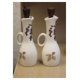 Pair of Ceramic Sauce Bottle