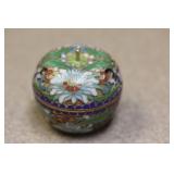 Apple Form vintage Cloisonne Trinket Box