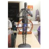 Modern Art Metal Wire Musician