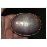 Monogrammed Silverplate Box