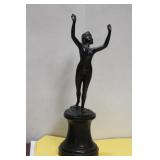 A Garanti Bronze Nude Statue