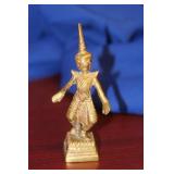 A Solid Brass or Bronze Thai Dancer