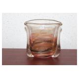 A Signed Gozo Pop Art Glass