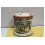 An Antique Ceramic Humidor