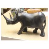 Wooden Rhinoceros