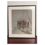 A Japanese Woodblock Print by Tomikichiro Tokuriki