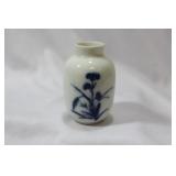 A Blue And White Chinese Small Vase