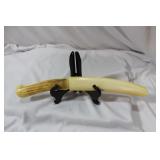 A Carved Bone Knife
