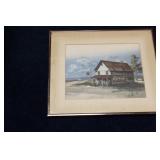 A Framed Paint by Huey Theus