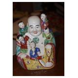Ceramic Buddha with Children