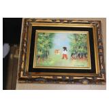 Moishe Rosenberg Enamel on Copper Painting