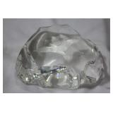 An Etched Eagle Paperweight