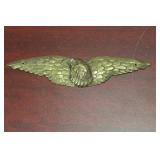 A Vintage Eagle Metal Plate