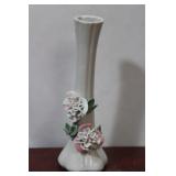 A Small Ceramic Rose Stem Vase