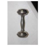 Antique Silverplate Baby Rattler
