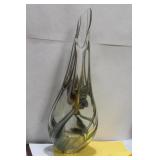 A Signed Artglass Vase