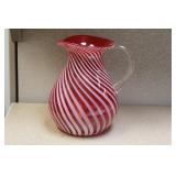 Swill Form Cranberry Pitcher