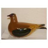 Signed Toikka Art Glass Bird