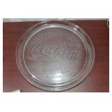 A Glass coca Cola Tray