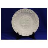 A Belleek 1972 Christmas Plate