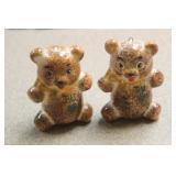 Two Ceramic Teddy Bear Ornaments