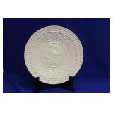 A Belleek 1977 Christmas Plate