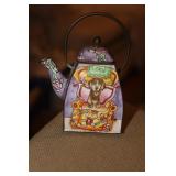 Enamel on Copper Teapot