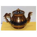 A Ceramic Lusterware Teapot