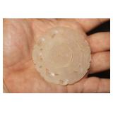 Serpentine Chinese Jade Disc