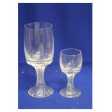 Lot of 2 Rosenthal Bleikristall Crystal Goblets
