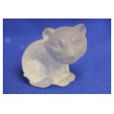 Frost Glass or Crystal Bear