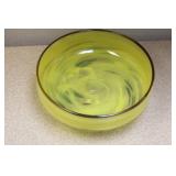Signed Art Glass Bowl