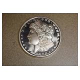 Silver Plated Copy of a Morgan Coin