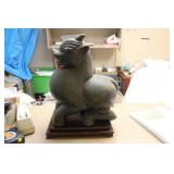 Contemporary Metal Beast on Stand